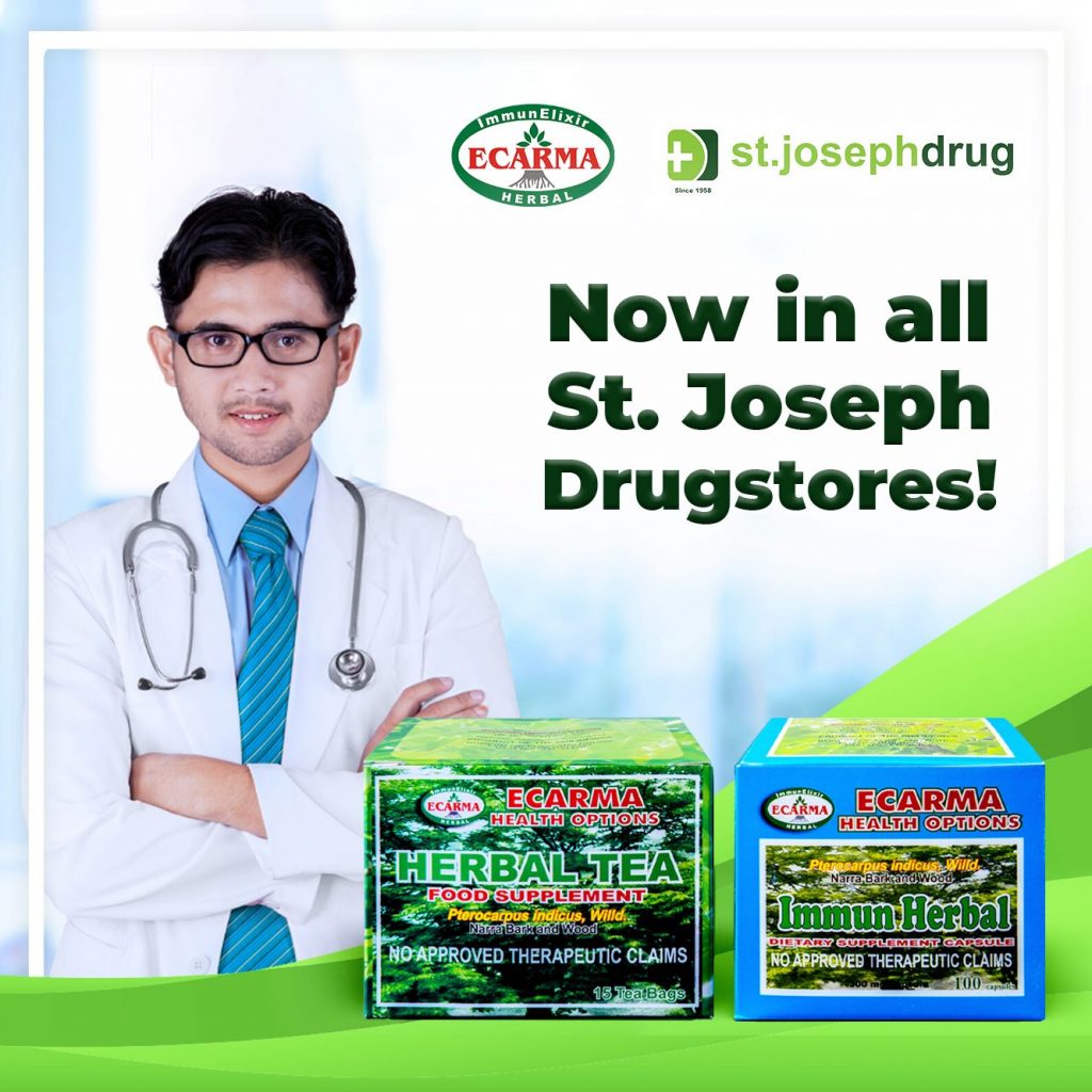 Ecarma is now in all St. Joseph drugstores!